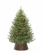 Елка с гирляндой 2в1 «Торжественная» (Литая хвоя) от 1,8 м до 4 м