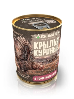 Крылья куриные в томатном соусе ТАЁЖНЫЙ ЦЕХ 340 Г