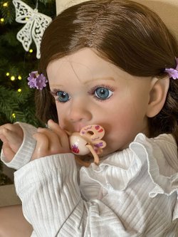 Кукла Реборн мягконабивная 60см в пакете (FA-610)