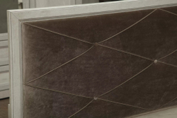 Кровать Сохо 32.26-01 (1400)с под. мех. бетон белый/бетон патина