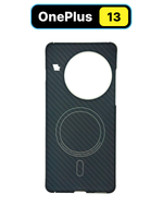Карбоновый чехол MosSeller для OnePlus 13 с Магсейф, черный