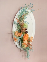 Панно на стену для интерьера цветами 45*31 см