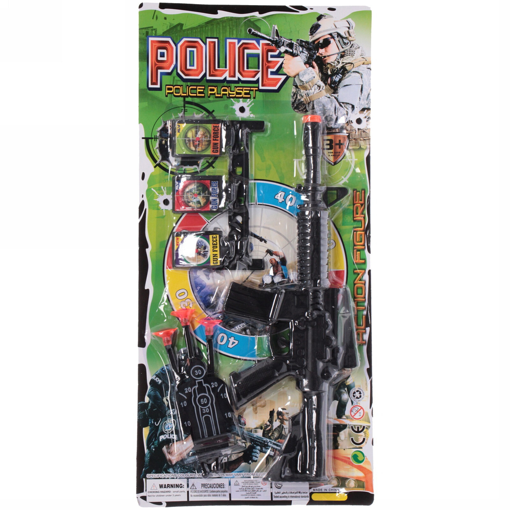 Набор полицейский «На посту», 6 предметов, 43*19*2 см