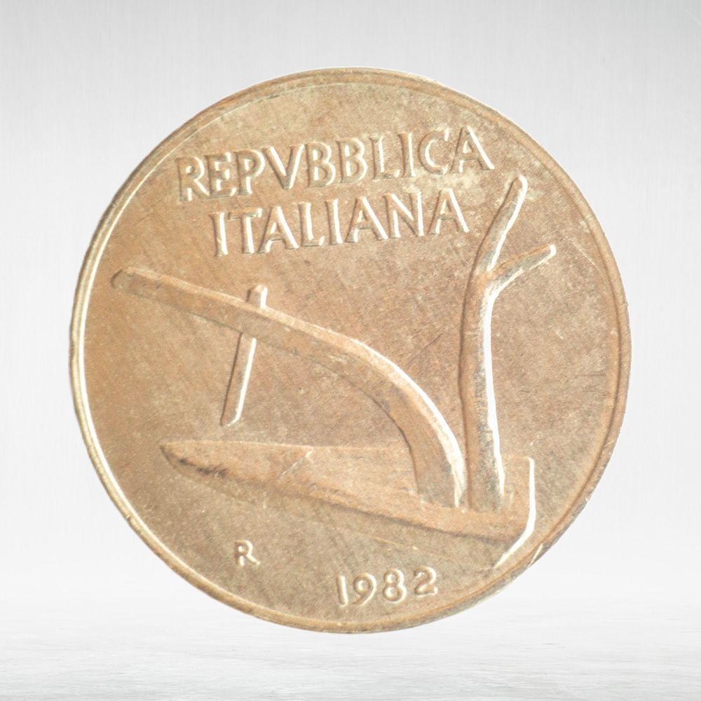 Italy 10 Lire 1982 R, VF