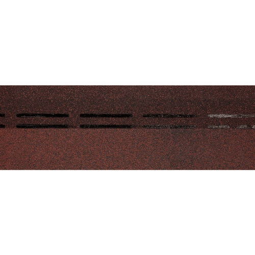 Черепица коньково-карнизная Docke PIE Standard красная