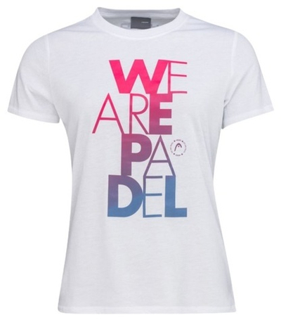 Женская теннисная футболка Head WAP Bold T-Shirt W - white