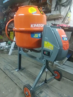 Бетоносмеситель Кратон "BeeTone" 120, барабан на 120л, венец чугун