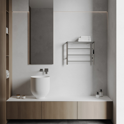 Полотенцесушитель электрический ABBER Standard AH4614 хром