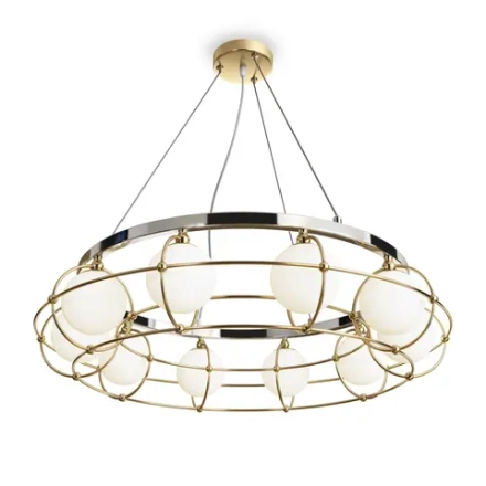 Подвесная люстра Maytoni CARCASS MOD312PL-10GCH