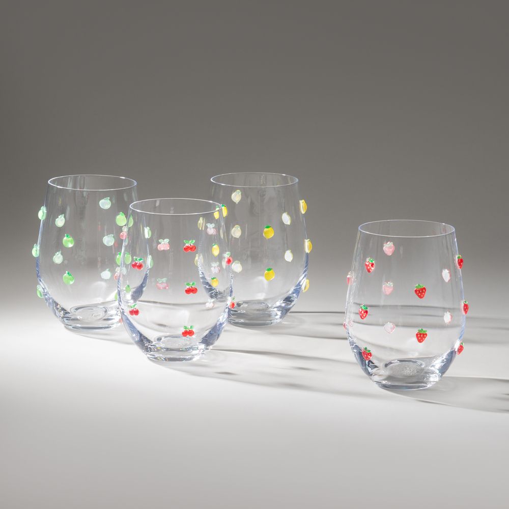 НАБОР СТАКАНОВ "FRUITY" ИЗ 4 ШТ. 520 МЛ