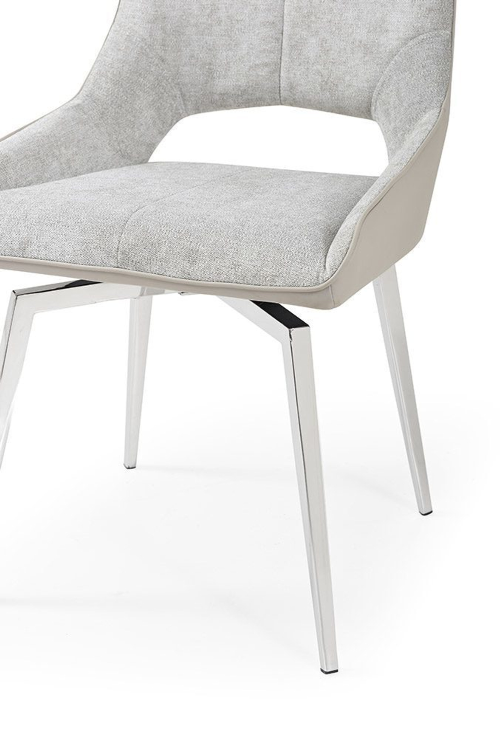 Стул DC1239 бежевый/ноги сталь