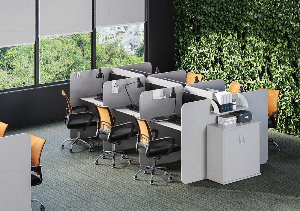 Стол для колл-центра ЛДСП комплект №017 KCB.K-017