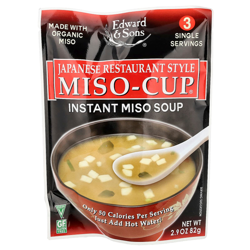 Edward & Sons, Miso-Cup®, ресторан в японском стиле, 3 порции, 82 г (2,9 унции)