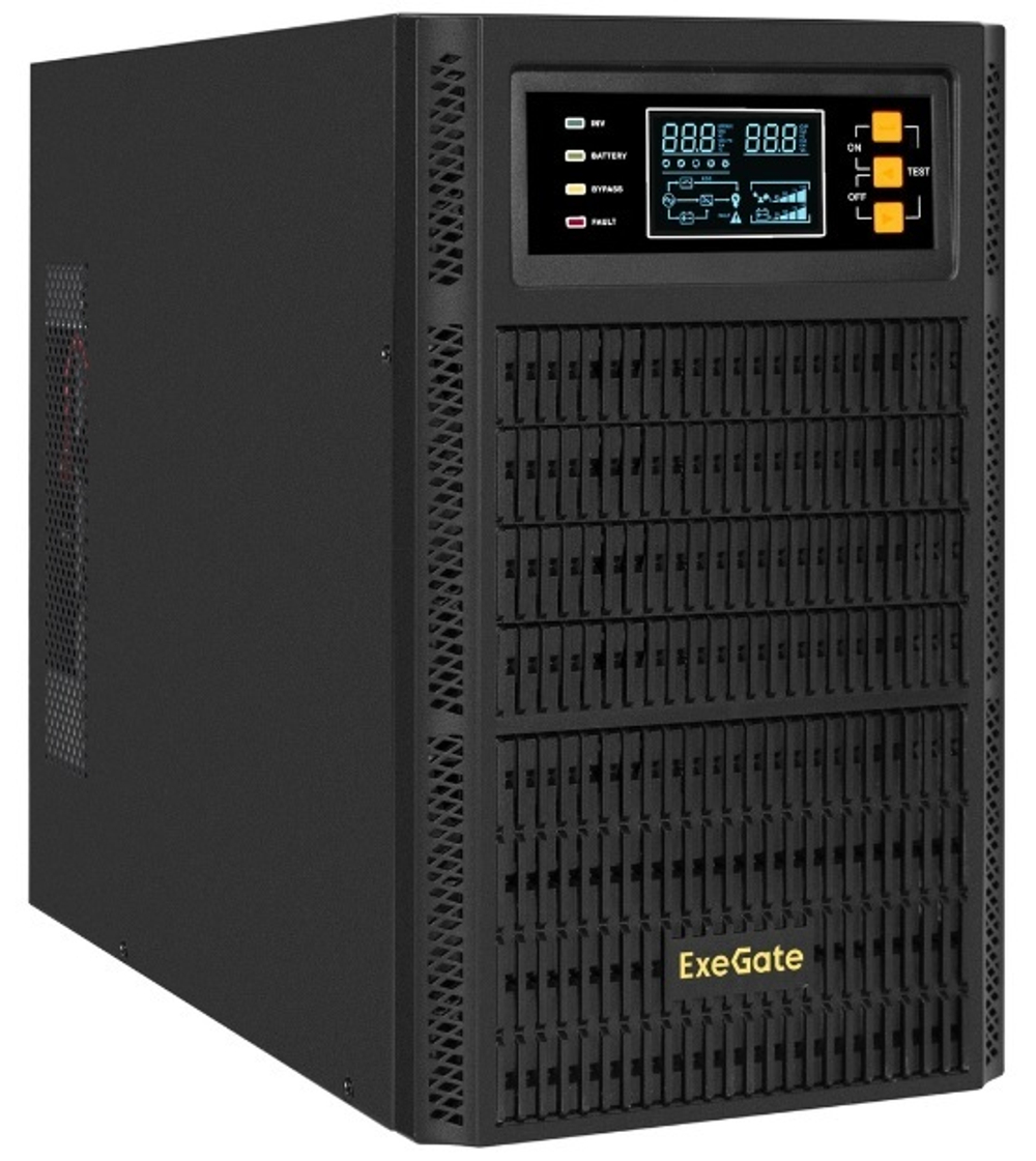 Источник бесперебойного питания  Exegate PowerExpert TL-2000.72V.LCD.AVR.4SH.USB.RS232.SNMP