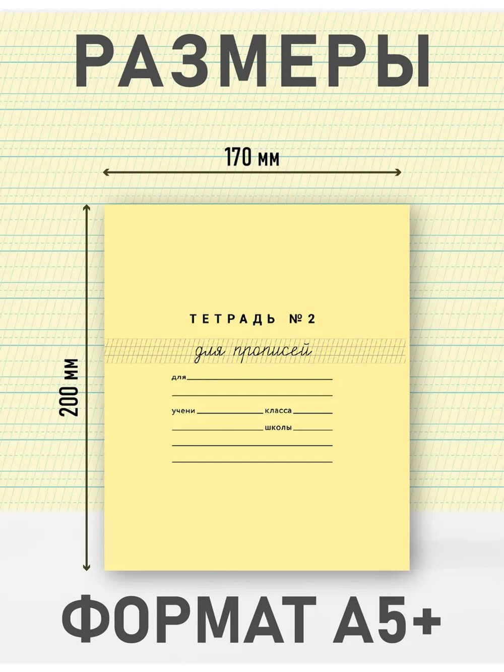 Набор тетрадей для прописей №2, 10 шт
