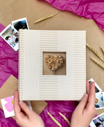 Фотоальбом Делюкс на 200 фото 10х15 см, бум. листы , книж. переплет свадебный ethno west