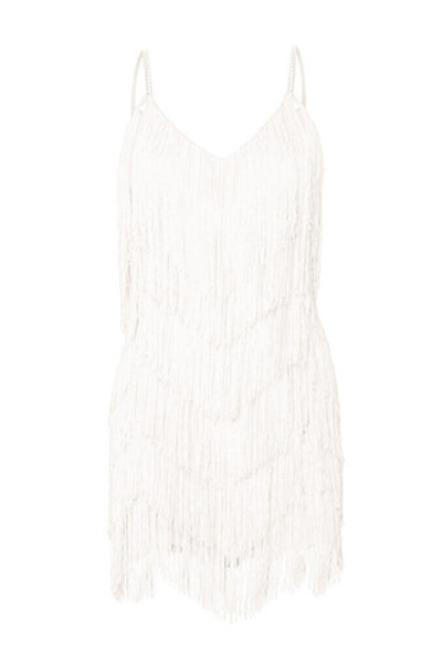 Платье мини бахрома