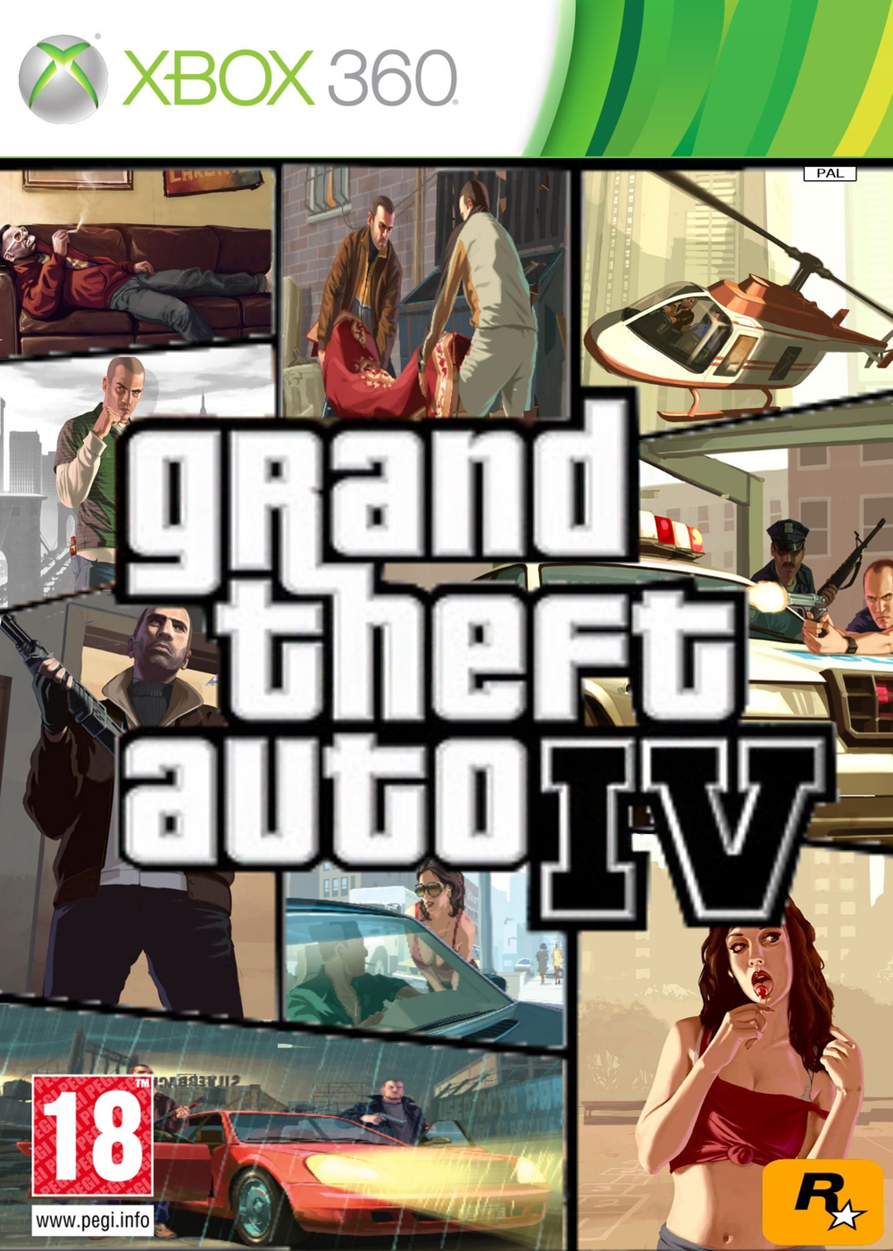 Grand Theft Auto GTA 4 (Xbox360) Б\У