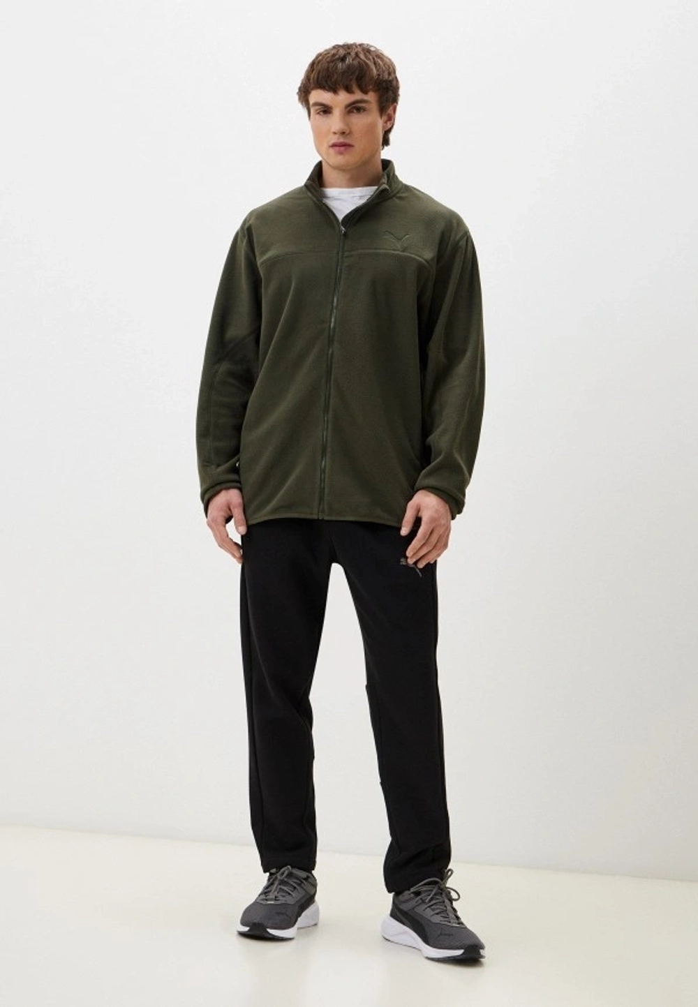 Мужская олимпийка PUMA WINTER TECH FLEECE ¼ ZIP