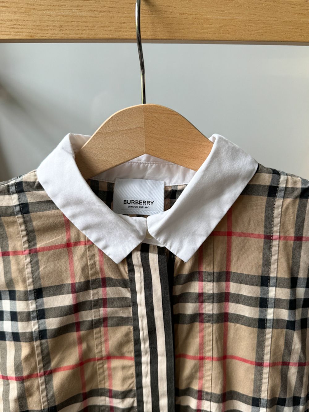 Хлопковое платье Burberry, 128
