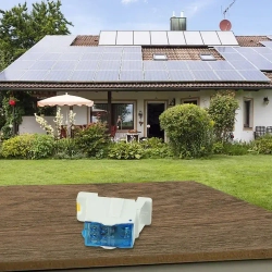 OZ-TWTU-80A 500A силовая распределительная коробка распределительный клеммный блок разъем DIN-рейка синий