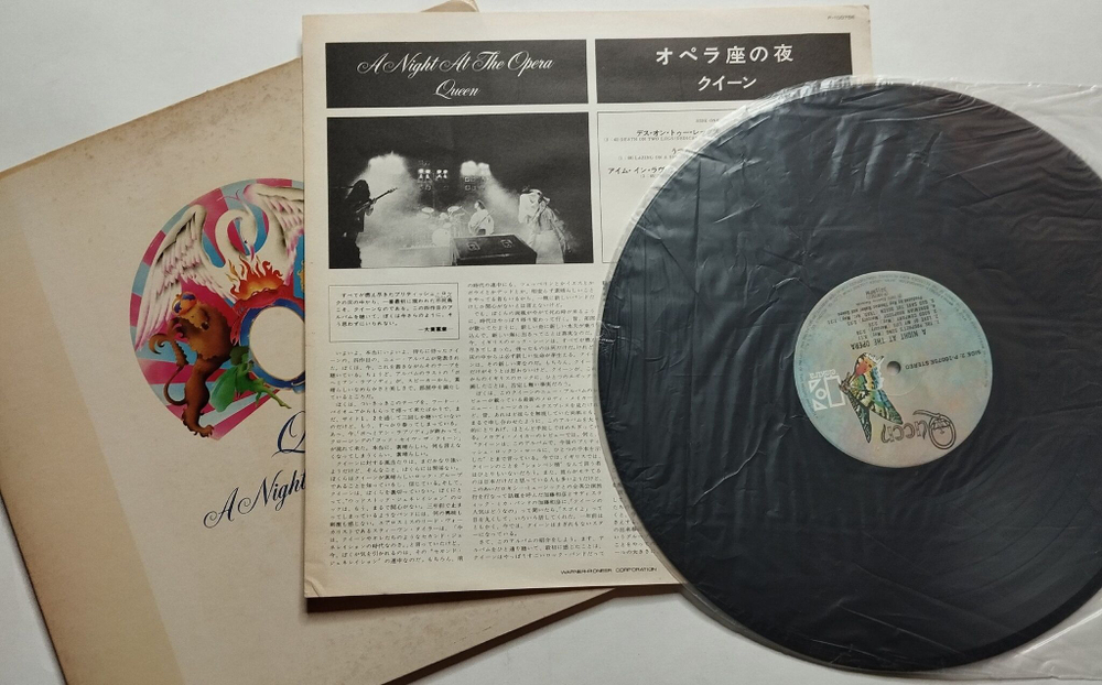 Винтажная виниловая пластинка LP Queen A Night At The Opera (Japan 1975) (No Obi)