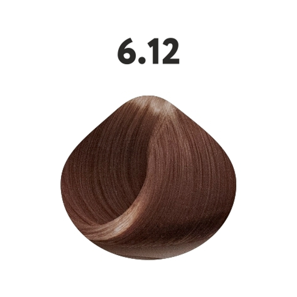 6.12 крем-краска KAARAL AAA Color Collection тёмный блондин пепельно-фиолетовый - 100 мл.