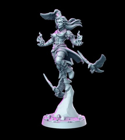 Йеннифэр из Венгерберга Yennefer Witcher 32мм Миниатюра