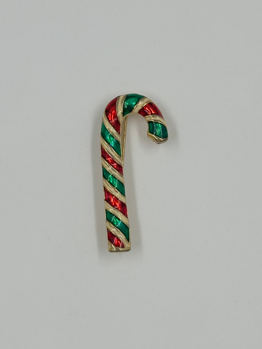 Брошь Карамельная трость