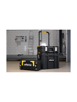 Ящик для инструментов Inforce 20 дюймов c органайзерами 06-20-11