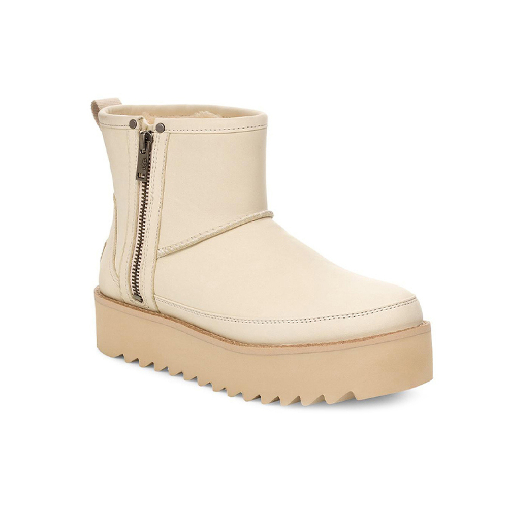 Сапоги UGG F19 Classic Rebel Biker Mini, 1105313-BONE