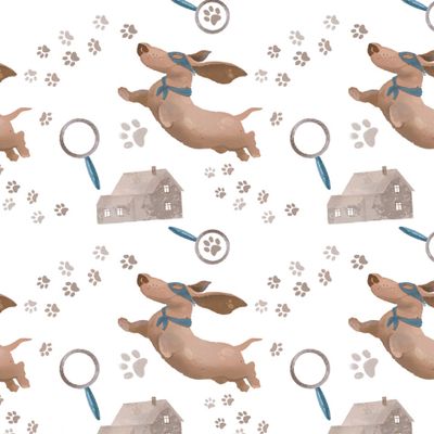 такса на белом фоне