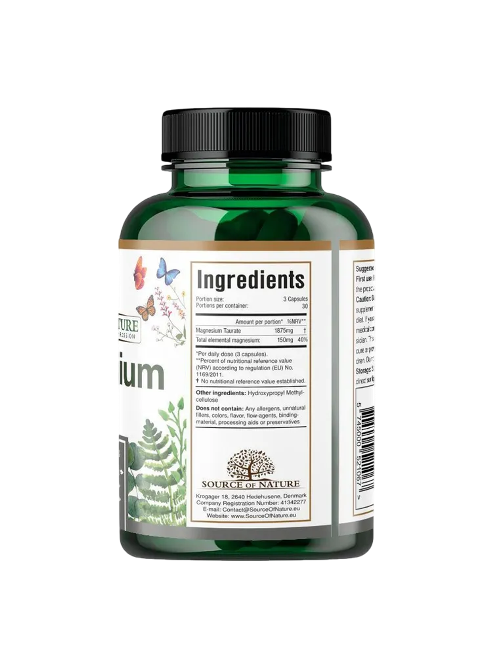 Source of Nature Magnesium Taurate 90 caps , Магний Таурат