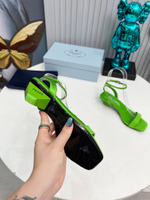Prada Satin Sandals