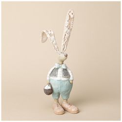 ФИГУРКА ДЕКОРАТИВНАЯ КРОЛИК 9.5*6.5*28 СМ