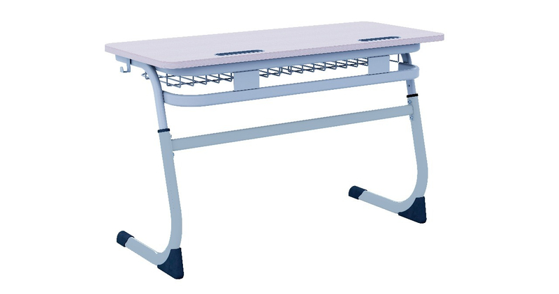 Стол Smarty 2-местный ученический регулируемый (кромка пвх)