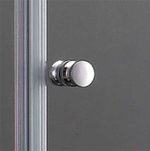 Душевой уголок Cezares Elena 100x100 ELENA-W-A-12-100-C-Cr профиль Хром стекло прозрачное