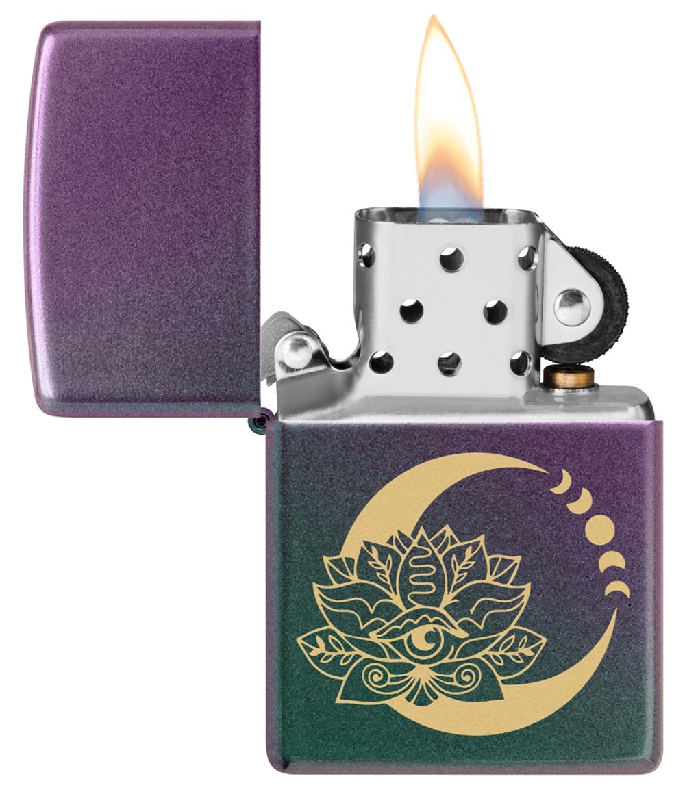 Зажигалка Zippo Lotus Moon с покрытием Iridescent (48587) 3