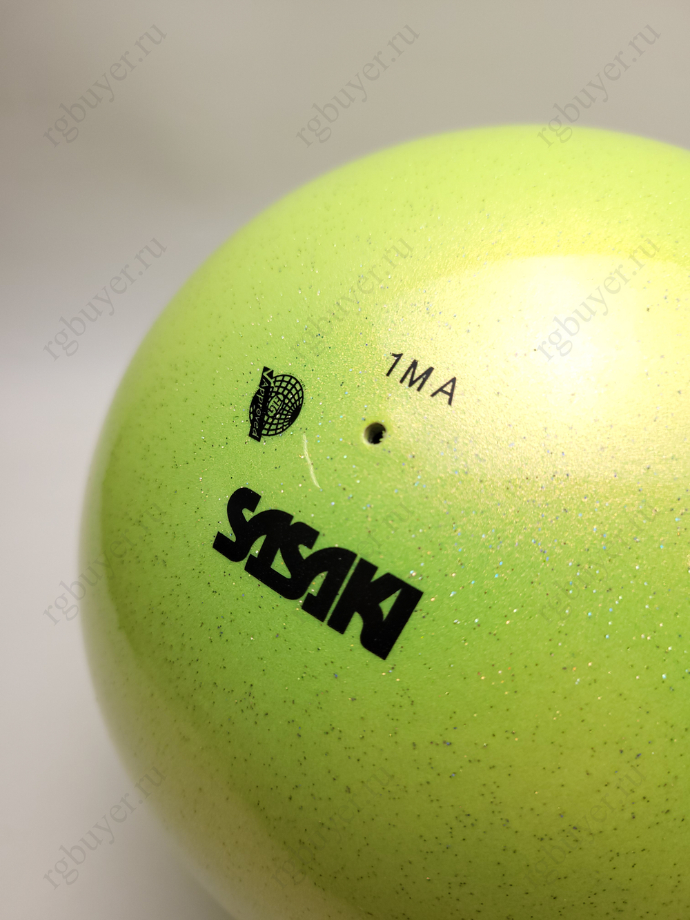 Мяч Sasaki 18,5 см серия "Аврора" Дынный желтый MLY (Melon Yellow)