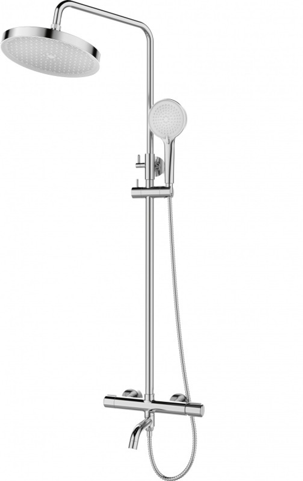 Система душевая Esbano ESDSCELI-DSXR 525x296x1668 Круглая цвет хром