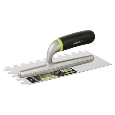 Гладилка ARMERO 280*130мм нерж.сталь, зуб 12*12 мм     A231/292