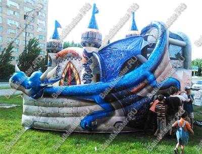Коммерческий надувной батут "Змей Горыныч младший"