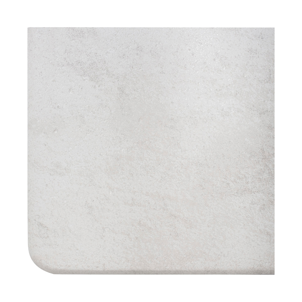 Ступень угловая клинкерная EXAGRES BOSTON WHITE 335х335х15 мм