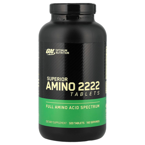 Optimum Nutrition, Superior Amino 2222 Tabs, 320 таблеток
