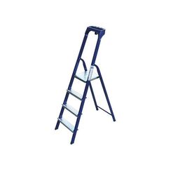 Стремянка Алюмет 4 ступени стальная с пластиковым органайзером