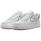 Nike Air FORCE 1 Кроссовки для скейтбординга Низкие Бело-зеленые Мужские