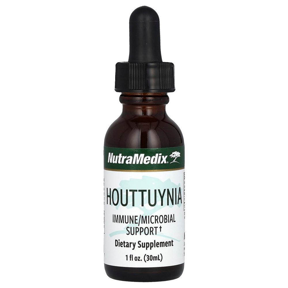 NutraMedix, Houttuynia, поддержка иммунитета и микробов, 30 мл (1 жидк. унц.)