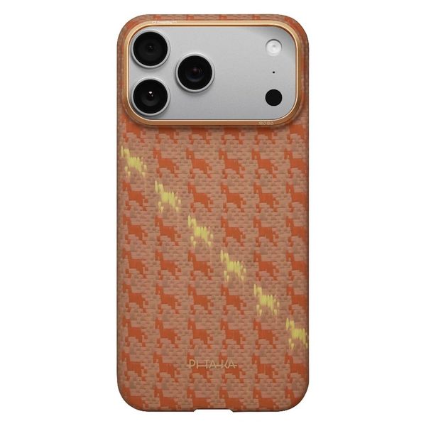 Чехол Pitaka Edge Case для iPhone 17 Pro, Янтарный | Amber