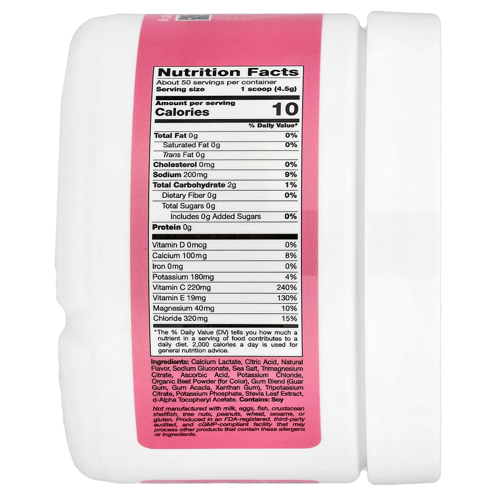 California Gold Nutrition, HydrationUP®, смесь для приготовления электролитического напитка с кальцием, калием, витамином C и витамином E, со вкусом ягодного ассорти, 227 г (8 унций)