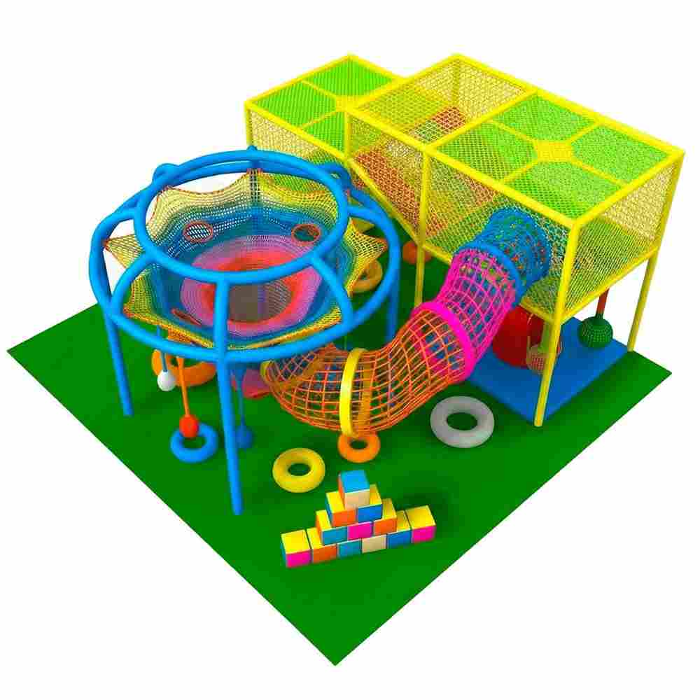 Детский верёвочный парк «Вверх-Тормашками» 8×8×4 м